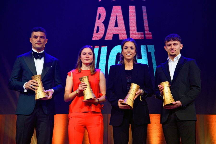 Die Siegerinnen und Sieger der Swiss Football Night