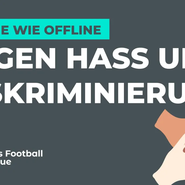 Online wie offline - gegen Hass und Diskriminierung